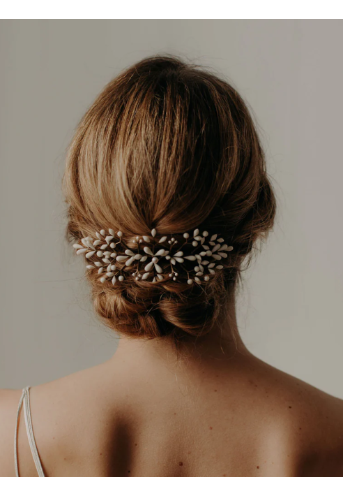 Lizeron Daphne Hair Comb White