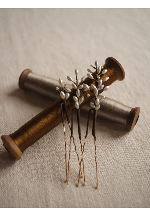 Lizeron Set Diane Hair pins Pearl