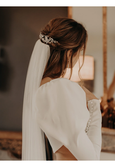 Lizeron Justine Hair Comb White ()