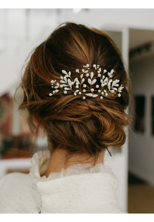 Lizeron Marthe Hair Comb White ()