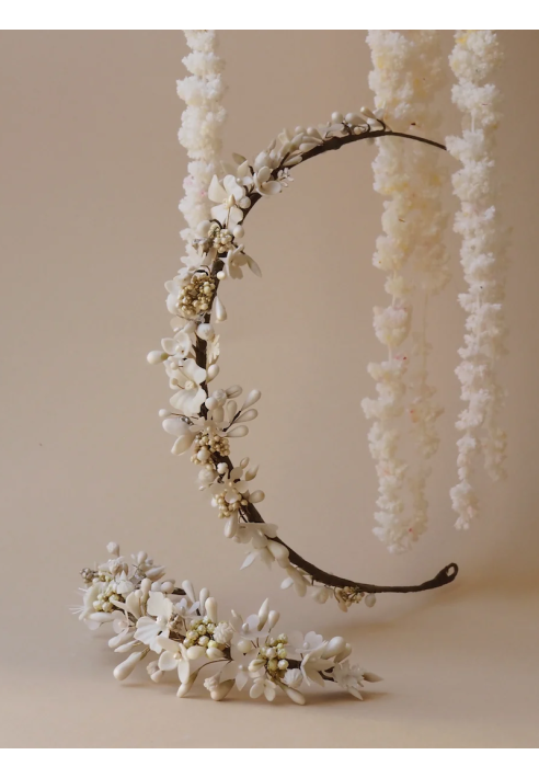 Lizeron Perrine Hair Comb White