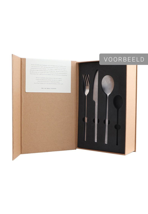Leeff Cutlery Charlot, set of 16 black