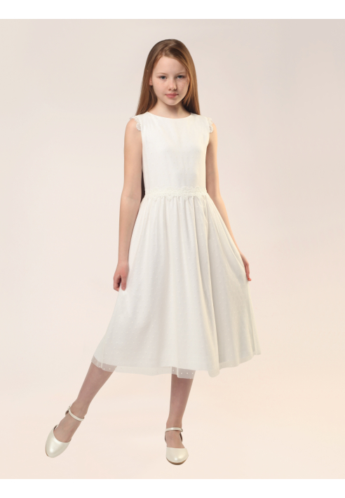 Miolilou Luna Communion Dress Ivory ()