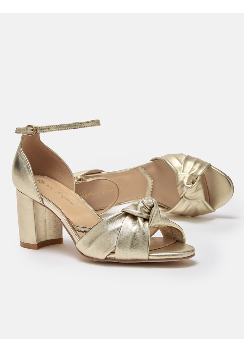 Rachel Simpson Minnie Bridal Shoes Gold
