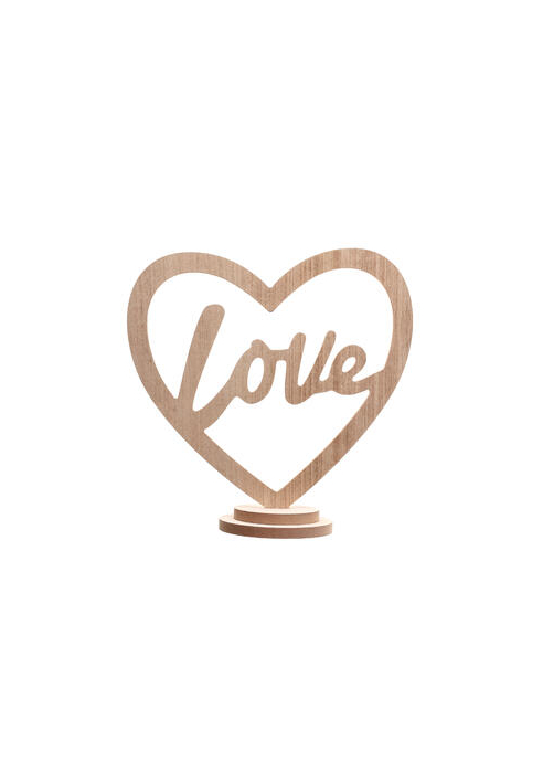 Decoration LOVE Stand Natural
