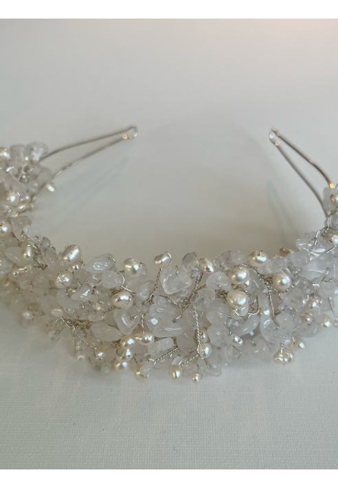 Sally Jane Bridal Selena Tiara Silver