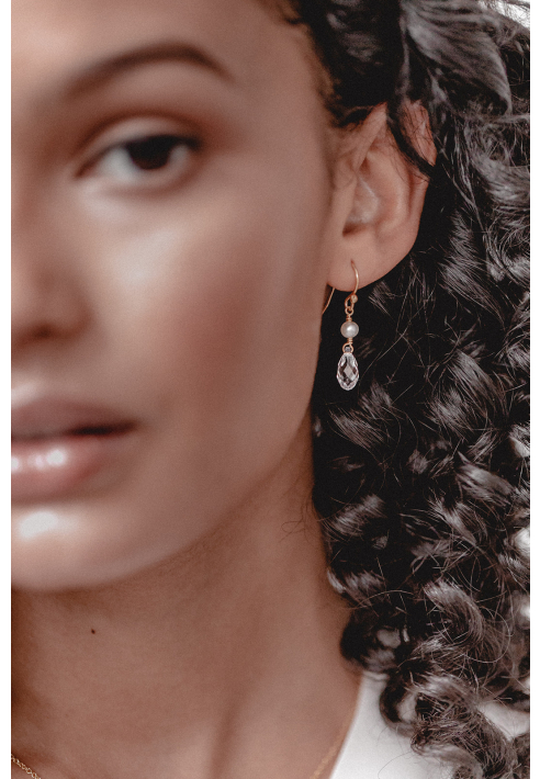 Juvelan Silver Wedding Earrings