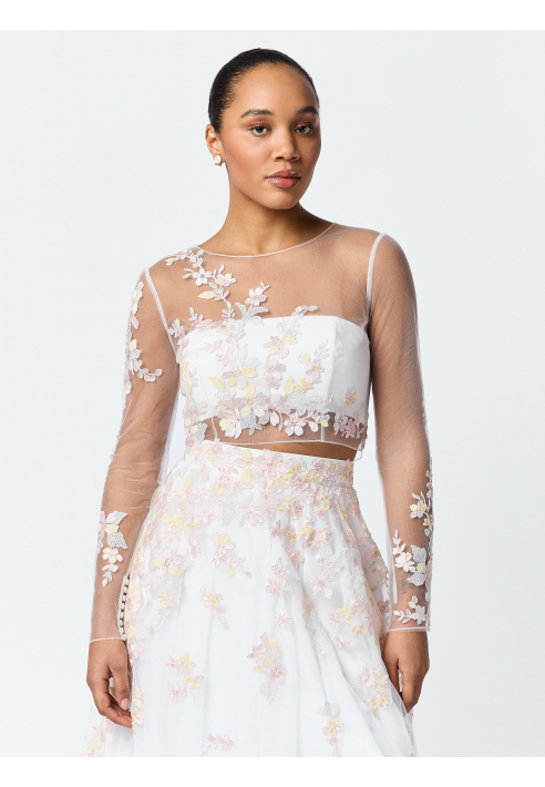 Poirier T-75428 Top | Lace ()