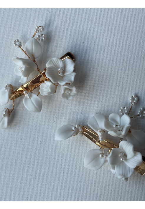 Sally Jane Bridal Vanessa Hairclips Gold