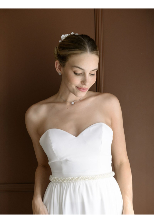 G.Westerleigh WS-J242 Bridal belt Ivory ()