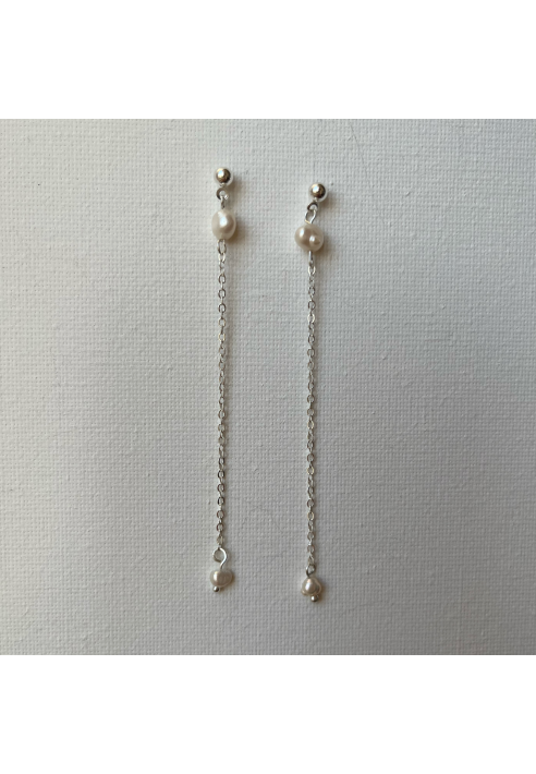 Sally Jane Bridal Ariel Earrings Silver