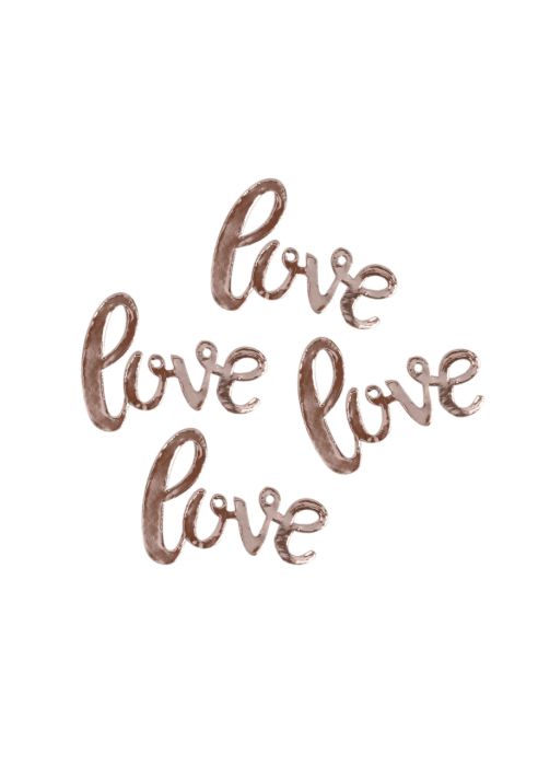 Ginger Ray BB-319 Beautiful Botanics Love Wedding Confetti Rose Gold