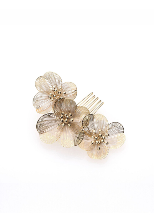 Poirier BB-75025 Hair comb Gold