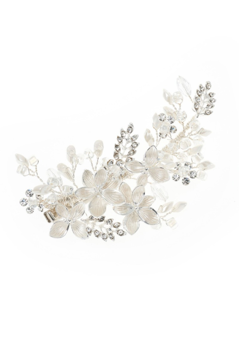 Poirier BB-432 Silver Hair Comb