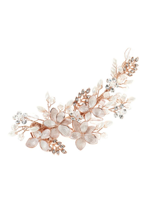 Poirier BB-432 Rose Hair Comb