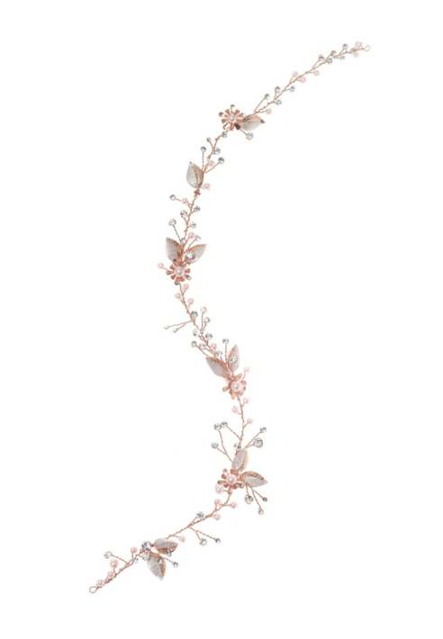 Poirier BB-8578 Hair Vine Rose Gold