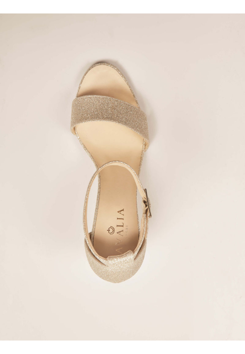 Avalia Carrie Wedding Shoes Glitter