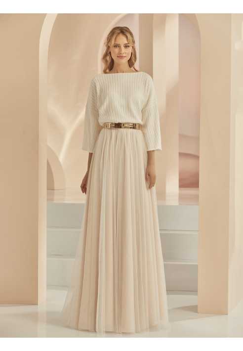 Bianco Evento Bamaris Skirt Champaign ()