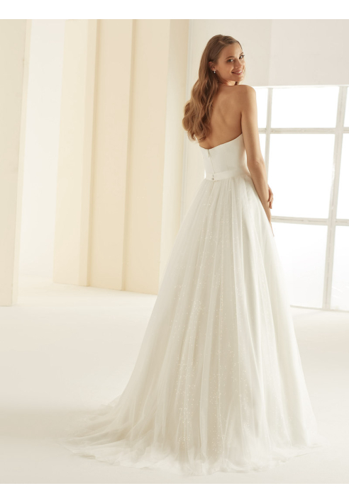 Bianco Evento Butterfly Tulle Skirt