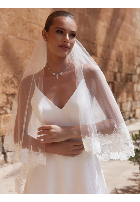 Bianco Evento S492 Veil - 250/80 cm