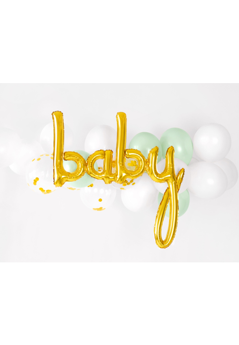 Foil Balloon Baby Gold