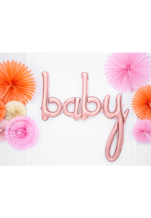 Foil Balloon Baby Rose Gold (73cm) ()