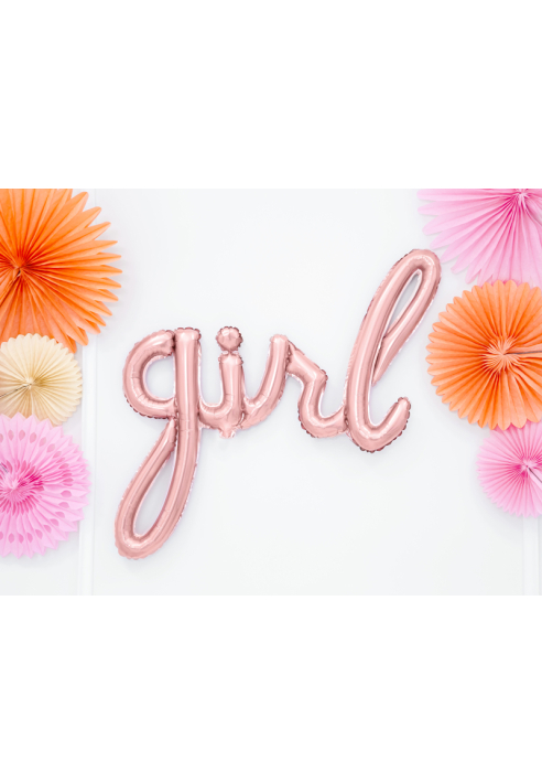 Foil Balloon Girl Rose Gold (77 cm) ()
