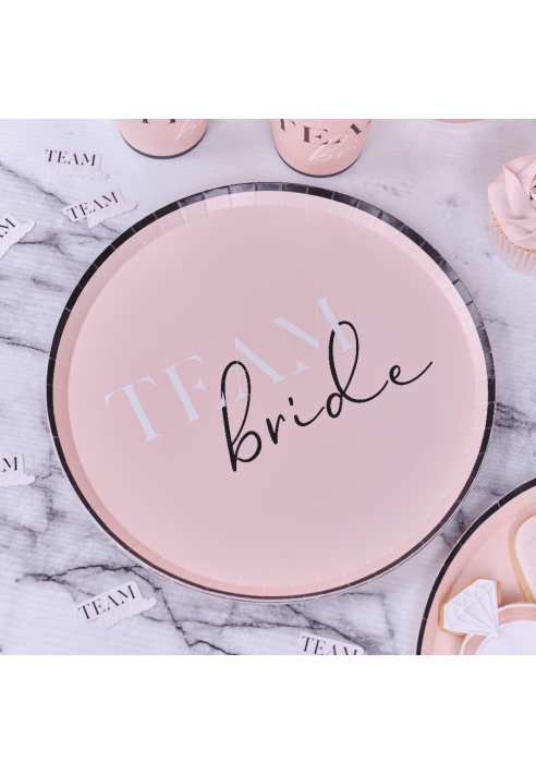 Ginger Ray TH-102 Team Bride Plates ()
