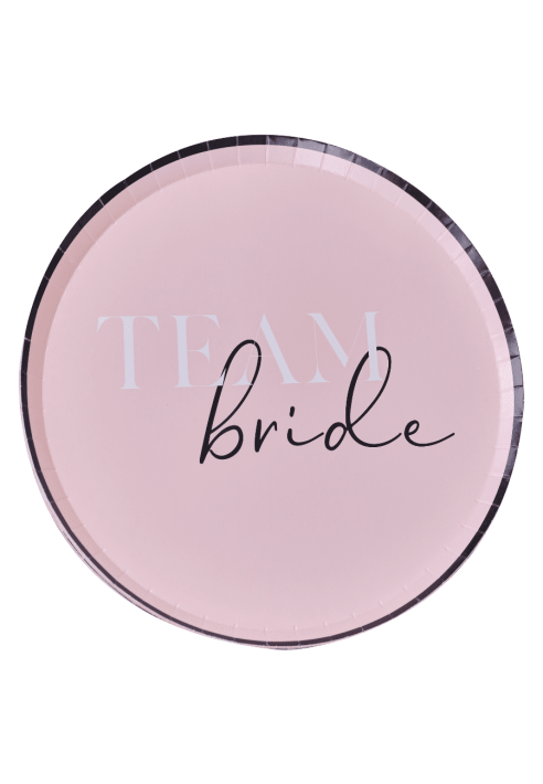 Ginger Ray TH-102 Team Bride Plates 