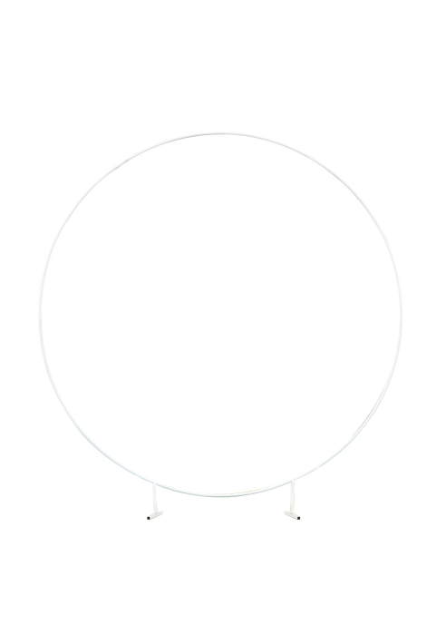 Ginger Ray BRA-340 White Round Wedding Arch