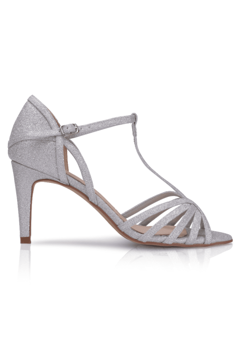 The Perfect Bridal Company Bryony Wedding Shoes Silver ()