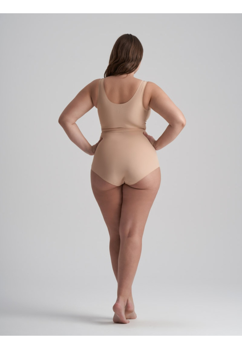 BYE BRA Invisible High Waist Brief Beige