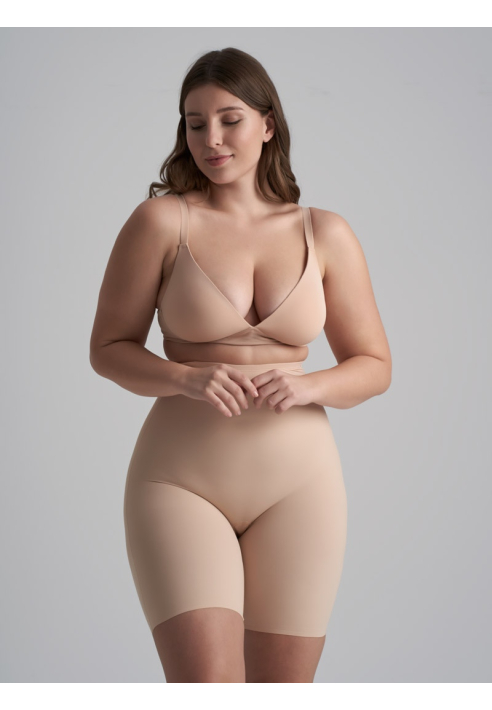 BYE BRA Sculpting High Waist Short Beige ()
