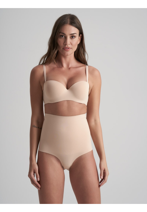 BYE BRA Waist Control High Waist Brief Beige ()