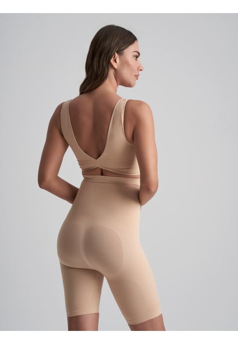 BYE BRA Soft Touch High Waist Short Beige