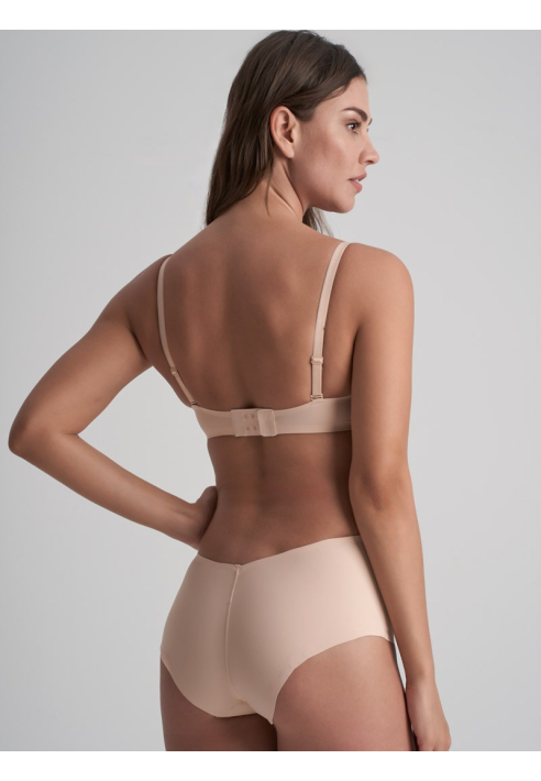 BYE BRA Low Back Mid Waist Brief Beige ()