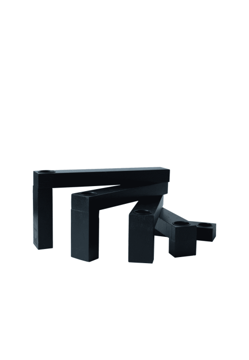 Leeff 18239 Coen Candle Holder Black