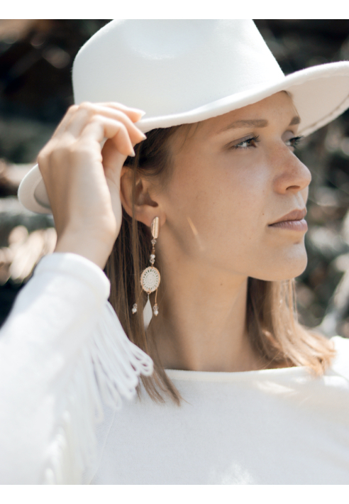 Forever & Eva O205 Dreamcatcher Earrings