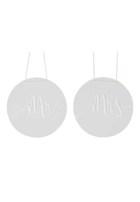 Ginger Ray PAM-502 MR & MRS Chair Signs