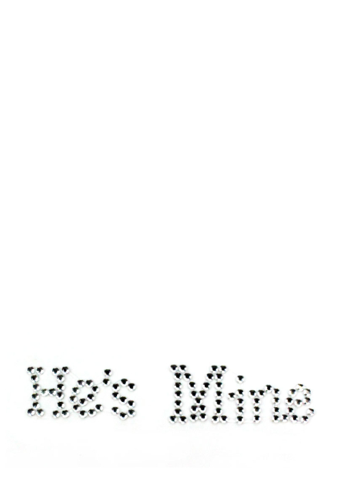 He's Mine-Shoe Sticker Crystal ()