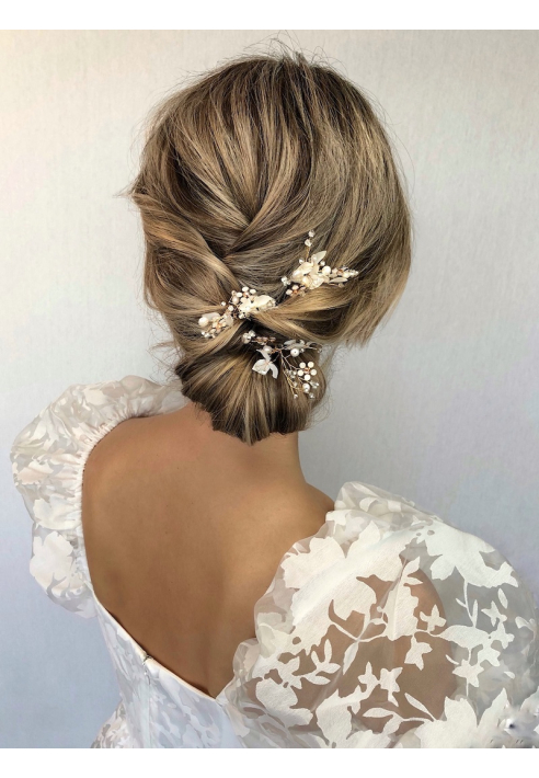 Sally Jane Bridal Ilja Hairpins Silver ()