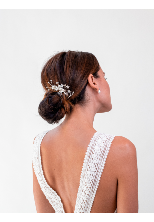 Abrazi Lily Hair Comb Silver ()