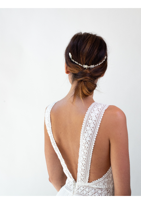 Abrazi Puck Hair Comb Silver