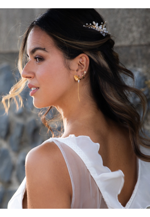 Sally Jane Bridal Izabella Hair Comb Gold ()