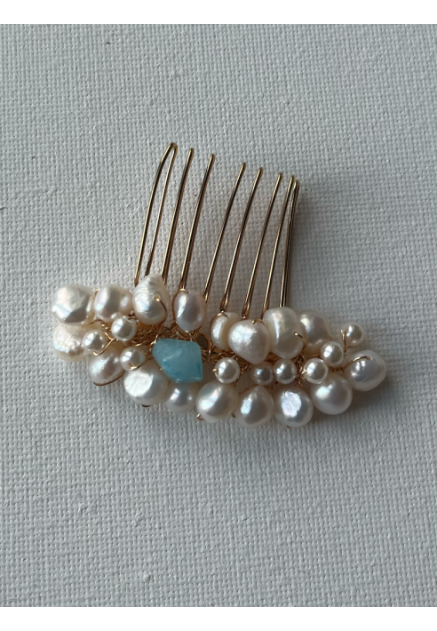 Sally Jane Bridal Jill Hair Comb Gold