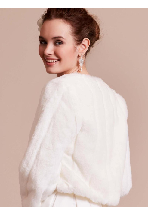 LILLY 09-3186-CR Bolero Faux Fur