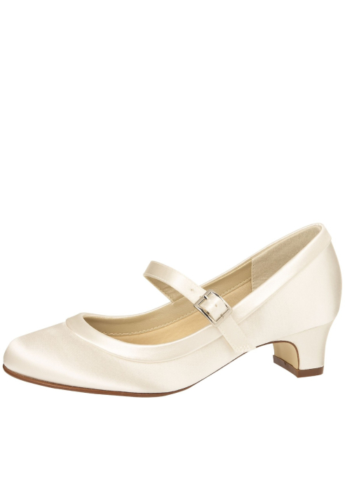Rainbow Club Maisie Ivory Communion Shoes ()
