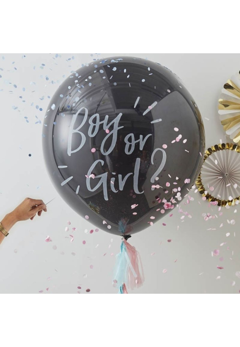 Gender Reveal Boy or Girl? Balloon Kit | OH BABY! ()