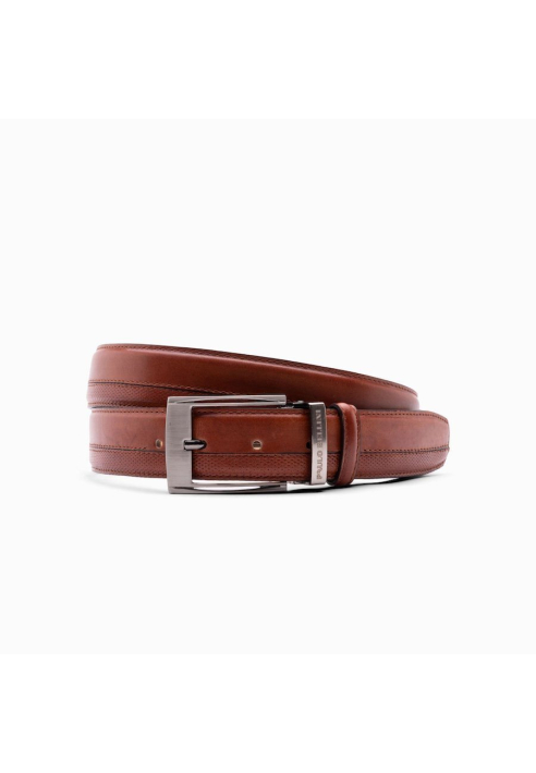 Paulo Bellini Fasano Belt Leather Cognac Grav 1000