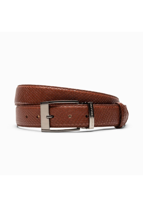 Paulo Bellini Fasano Belt Serp Cognac